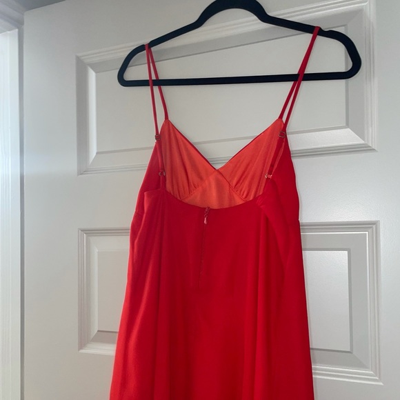 Show Me Your Mumu Bright Red Mini Dress Size Small SMYM Low Back - Picture 3 of 3